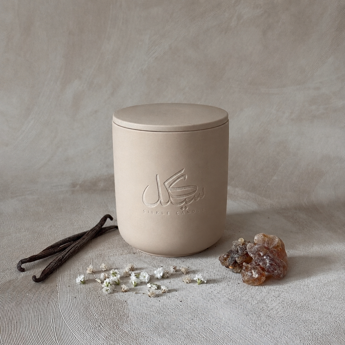 Bougie parfumée Velours d'Orient — Vanille, Ambre & Jasmin