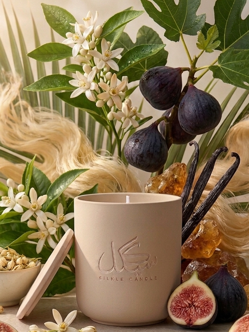 Bougie parfumée Nuit d'Orient — Néroli, Figue Noire & Vanille Ambrée